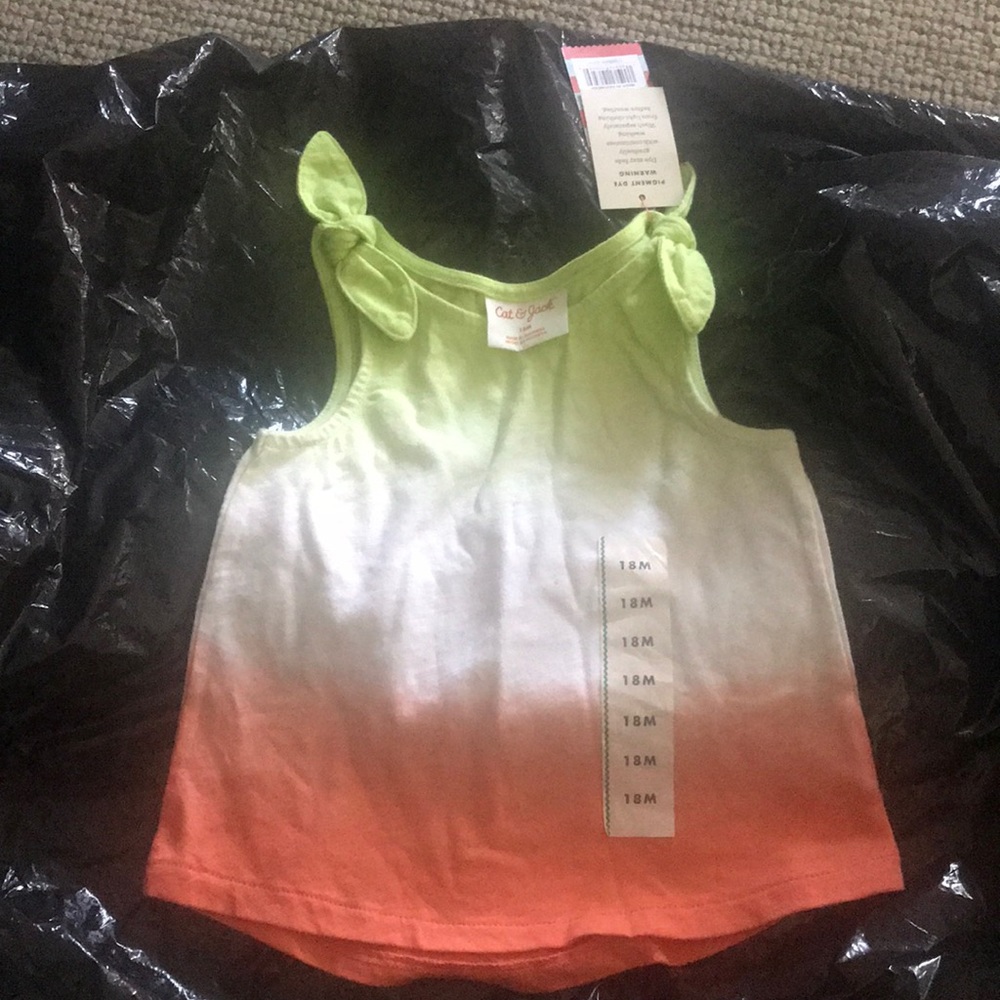 18 months girl ombré tank